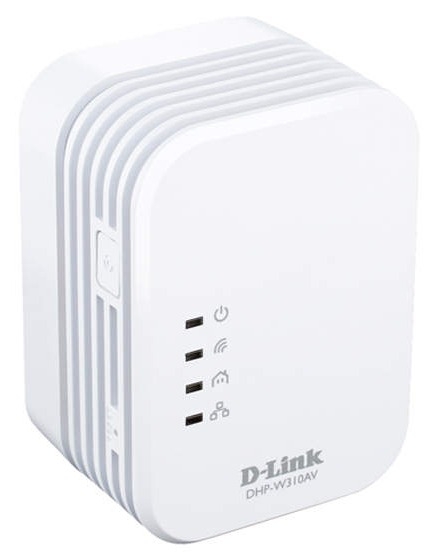 Сетевой адаптер HomePlug AV/WiFi D-Link DHP-W310AV Ethernet