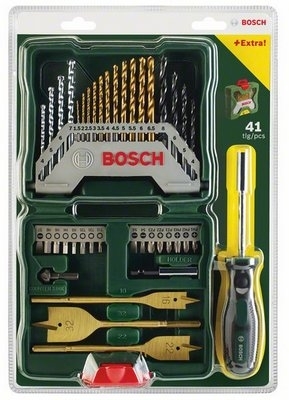 Набор оснастки Bosch X-Line 2607017334 (41 предмет в кейсе)