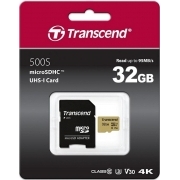 Карта памяти MicroSD Transcend 32GB (TS32GUSD500S)