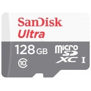 Карта памяти SanDisk Ultra microSDXC Class 10 UHS-I 80MB/s 128GB (SDSQUNS-128G-GN6MN)