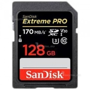 Карта памяти SD 128Gb SanDisk Extreme Pro (SDSDXXY-128G-GN4IN) SDXC Class 10 UHS-I U3
