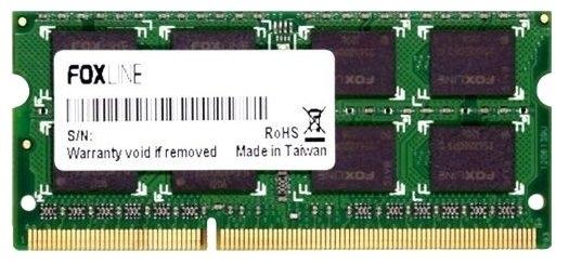 Оперативная память Foxline SO-DIMM DDR-III 4Gb 1600MHz (FL1600D3S11S1-4G)