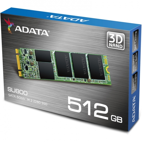 SSD накопитель M.2 A-Data Ultimate SU800 512Gb (ASU800NS38-512GT-C)