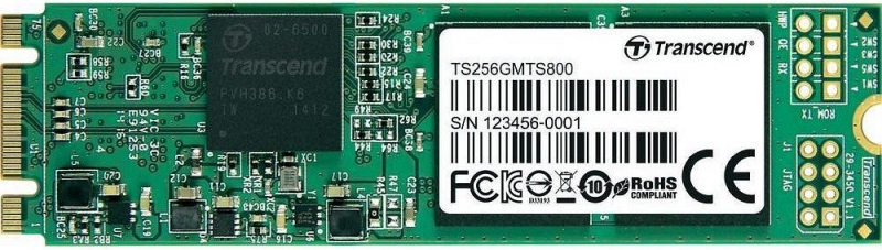 SSD накопитель M.2 Transcend MTS800 256Gb (TS256GMTS800S)