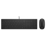 Клавиатура и мышь HP Wired Keyboard and Mouse 400 Black USB (4CE97AA)
