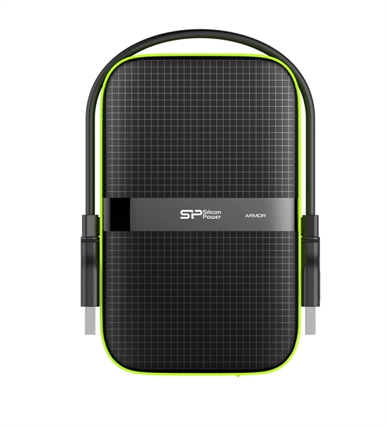 HDD External Silicon Power Armor A60 3Tb, USB 3.1 , Shockproof, Anti-Scratch, Water-resistant, Black