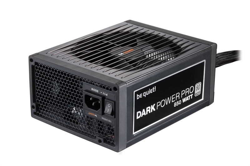 be quiet! DARK POWER PRO 11 850W / ATX 2.4, Active PFC, 80PLUS PLATINUM, 135mm fan, CM / BN253 / RTL
