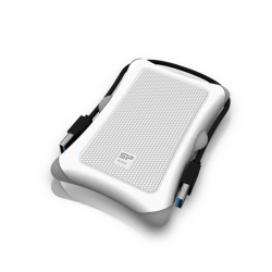 HDD External Silicon Power Armor A30 2Tb, USB 3.2 , Shockproof, White