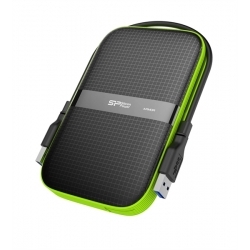 HDD External Silicon Power Armor A60 3Tb, USB 3.1 , Shockproof, Anti-Scratch, Water-resistant, Black