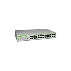 Allied telesis 24 port 10/100/1000TX unmanaged switch with internal power supply EU Power Adapter