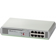 Allied telesis 8 port 10/100/1000TX unmanaged switch with external power supply EU Power Adapter
