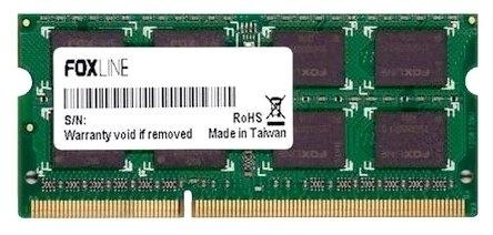 Оперативная память SO-DIMM Foxline DDR3 4Gb 1600MHz (FL1600D3S11SL-4G)