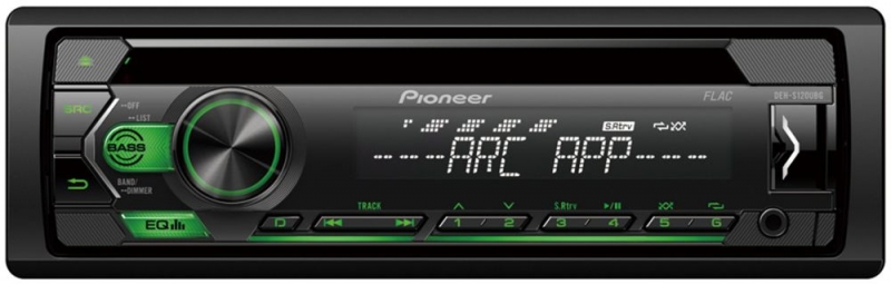 Автомагнитола CD Pioneer DEH-S120UBG 1DIN 4x50Вт