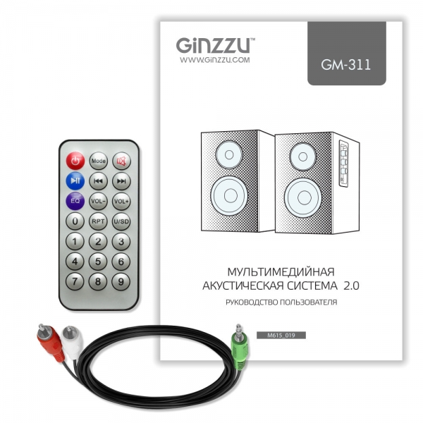 Колонки 2.0 Ginzzu GM-311
