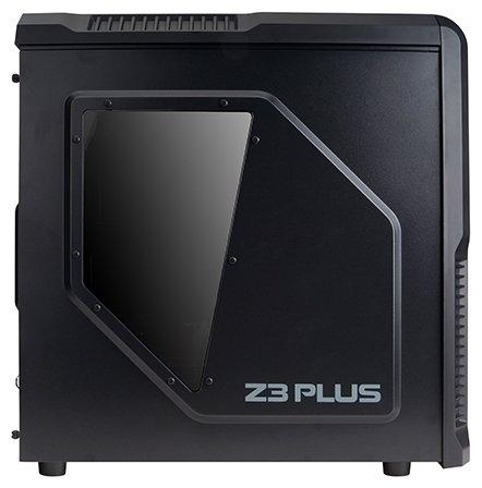 Корпус Zalman Z3 Plus, ATX, без БП, черный