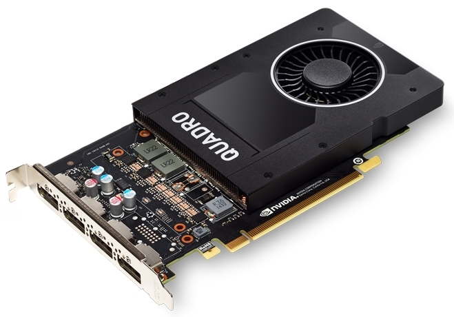 Graphics Card NVIDIA Quadro P2200, 5GB, 4-DP, (Z2 G4 Tower, Z4, Z6, Z8)