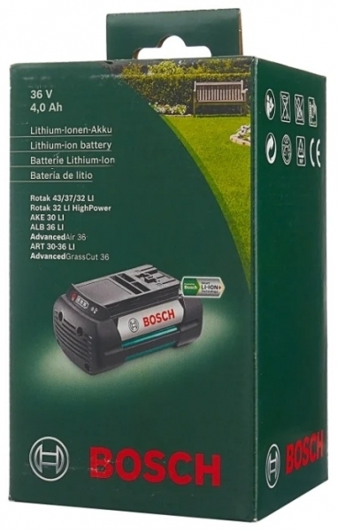 Аккумулятор BOSCH F016800346 Li-Ion 36 В 4 А·ч