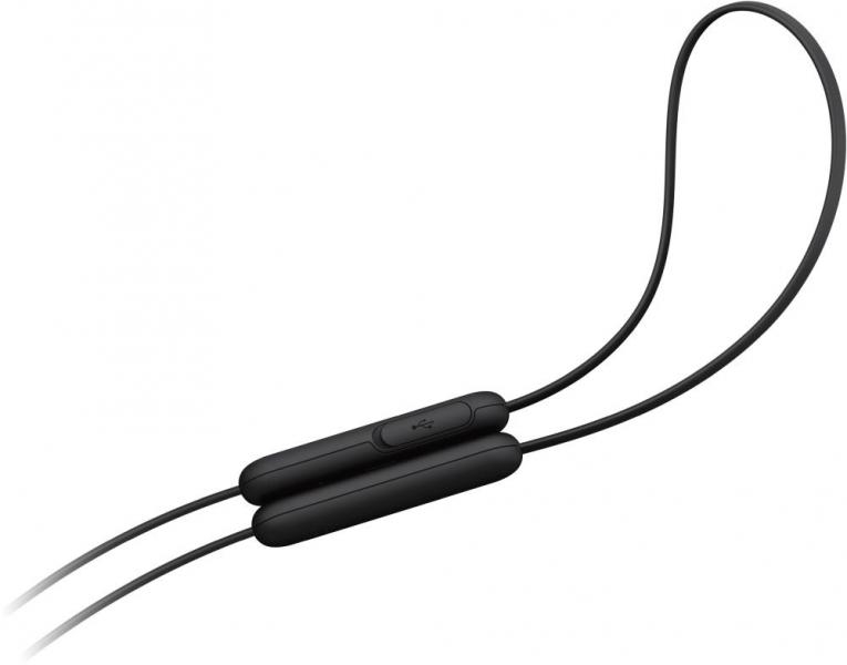 Беспроводные наушники Sony WI-C200, чёрный (WIC200B.E)