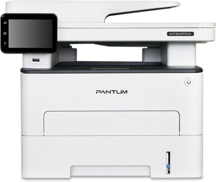 Принтер лазерный Pantum M7300FDN, серый 