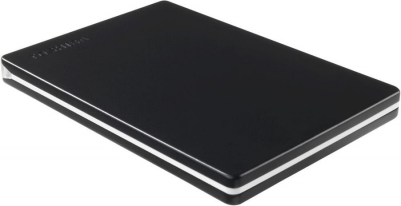 Внешний жесткий диск TOSHIBA Canvio Slim 1Tb, черный (HDTD310EK3DA)