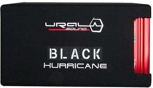 Сабвуфер автомобильный URAL AS-D12.A BLACK HURRICANE 300Вт, черный