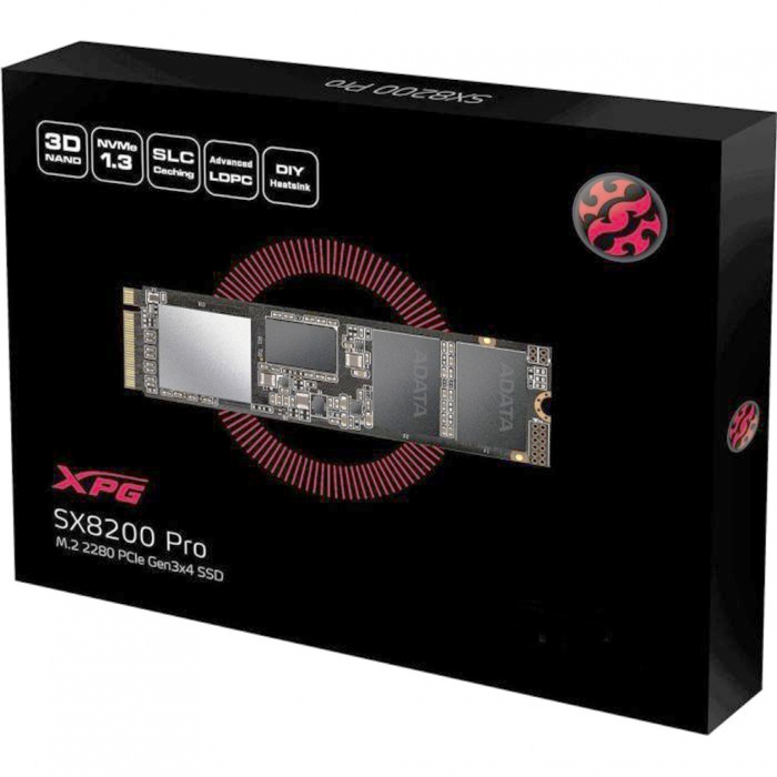 SSD накопитель M.2 ADATA XPG SX8200 Pro 1TB (ASX8200PNP-1TT-C)