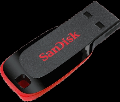 Флэш-накопитель SANDISK USB2 128GB SDCZ50-128G-B35, черный 