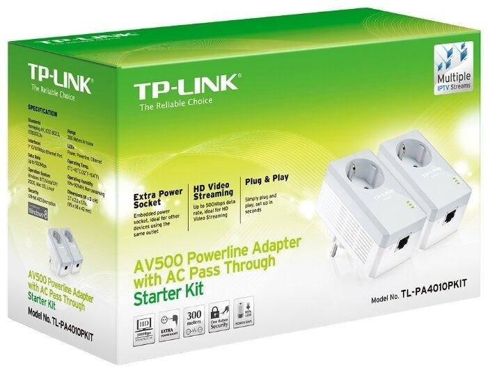 Сетевой адаптер TP-Link TL-PA4010P KIT