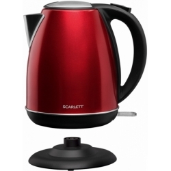Чайник электрический Scarlett SC - EK21S87 1.7л. 2200Вт красный (корпус: нержавеющая сталь)