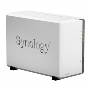 СХД настольное исполнение SYNOLOGY 2BAY NO HDD USB3 DS220J, белый 