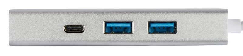 Разветвитель USB 3.1 Hama Aluminium 3порт. белый (00135757)