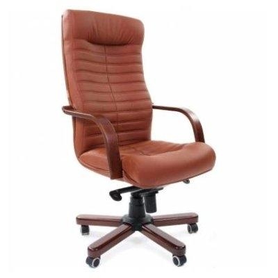 Офисное кресло Chairman 480 WD экопремиум 111 коричневый (7009716)