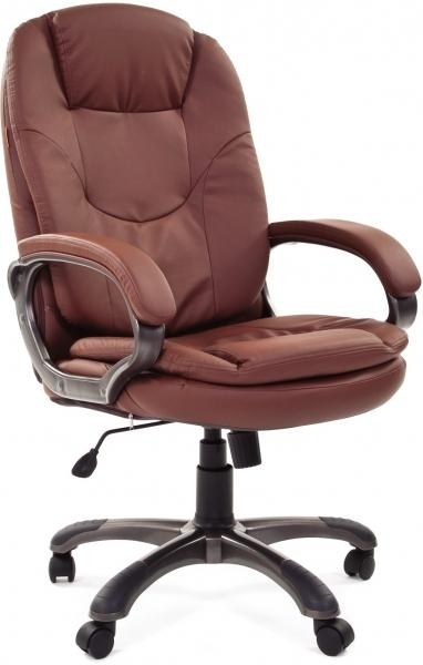 Офисное кресло Chairman  668  экопремиум коричневый,  (6082572/7007678)