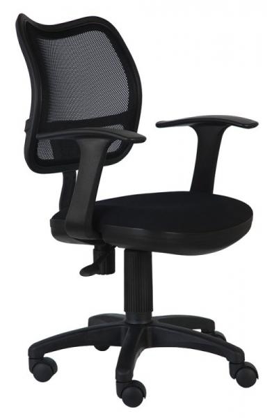 Бюрократ Ch-797AXSN  Кресло (спинка черная сетка, сиденье черное 26-28 Т-образные подлокотники) [664024]