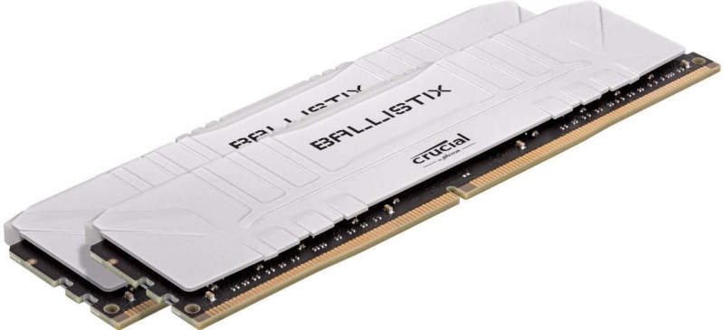 Оперативная память Crucial Ballistix White DDR4 32Gb (2x16Gb) 2666 Mhz (BL2K16G26C16U4W)