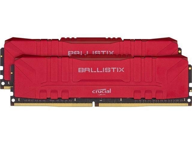 Crucial DDR4 DIMM 32GB Kit 2x16Gb BL2K16G30C15U4R PC4-24000, 3000MHz, Ballistix RGB