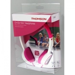 Наушники Thomson HED1105P, розовый/белый (00132468)
