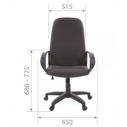 Офисное кресло Chairman 279 JP15-1 черно-серый ,  (1138104)