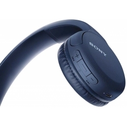 Гарнитура накладные Sony WH-CH510 синий беспроводные bluetooth (оголовье)