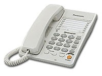 Телефон проводной Panasonic KX-TS2363RUW, белый