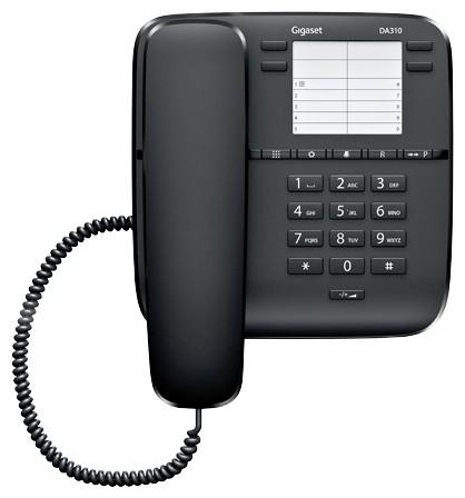 Gigaset DA310 (IM) Black. Телефон проводной (черный)