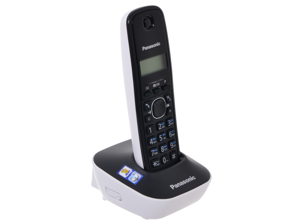 Телефон DECT Panasonic KX-TG1611RUW АОН, Caller ID 50, 12 мелодий