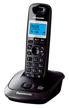 Радиотелефон Panasonic KX-TG2521RUT, темно-серый металлик 
