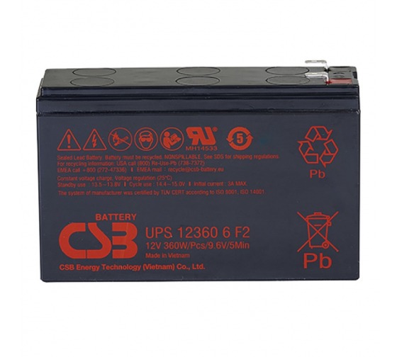 Аккумулятор CSB UPS123606 12V 6Ah