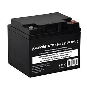 Аккумуляторная батарея ExeGate DTM 1240 L (12V 40Ah) EX282977RUS