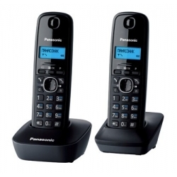 Радиотелефон Panasonic KX-TG1612RUH, темно-серый 
