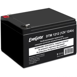 Батарея Exegate DTM 1212 EX282967RUS, черный
