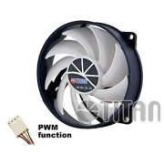 Вентилятор Titan TFD-9525H12ZP/KU(RB) 80x80x25mm 4-pin 10-27dB Ret