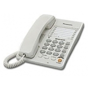 Телефон проводной Panasonic KX-TS2363RUW, белый