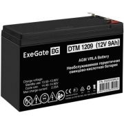 Аккумуляторная батарея для ИБП EXEGATE ES252438 12В, черный